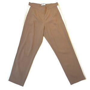 Aritzia Babaton | Lightweight Conan Pant | Nutmeg with white stripe | Size 6